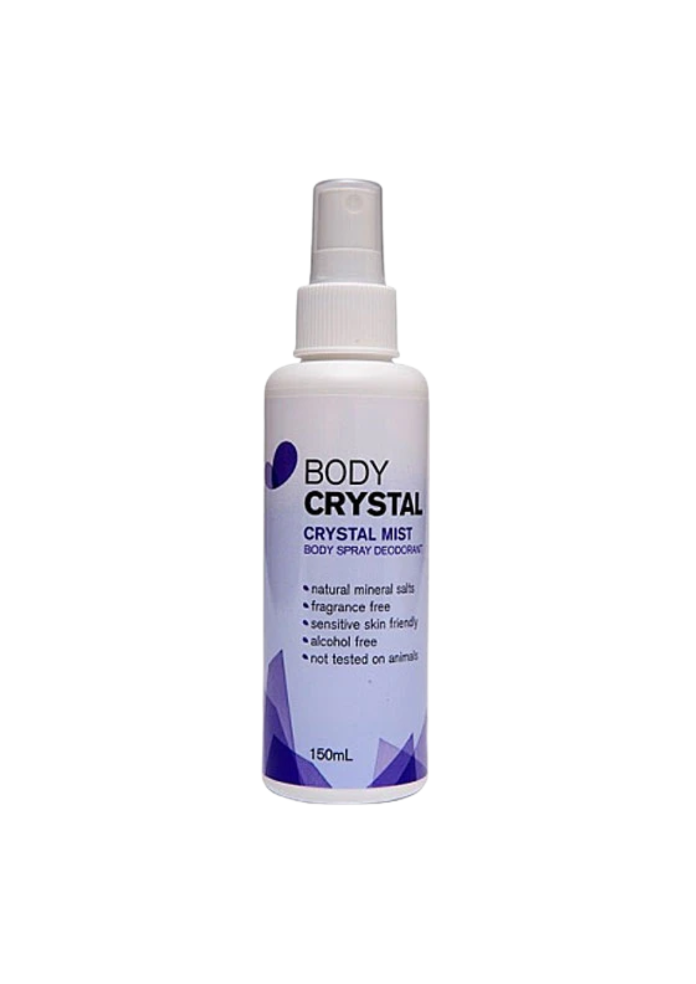 BODY CRYSTAL Crystal Mist Fragrance Free 150ml