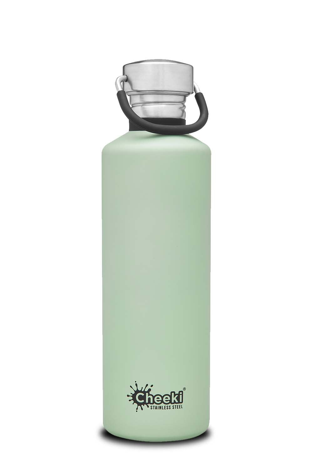CHEEKI Classic Single Wall Stainless Steel Bottle - Pistachio 750ml