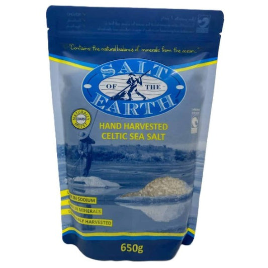 SALT OF THE EARTH Celtic Sea Salt Coarse 650g