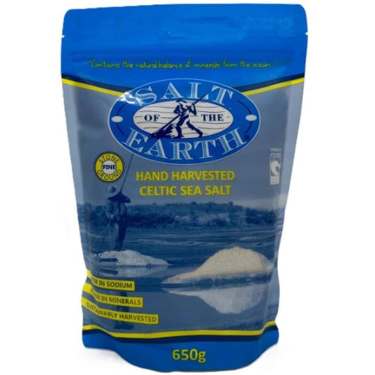 SALT OF THE EARTH Celtic Sea Salt Fine 650g