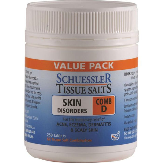 SCHUESSLER Comb D SKIN DISORDERS 250t