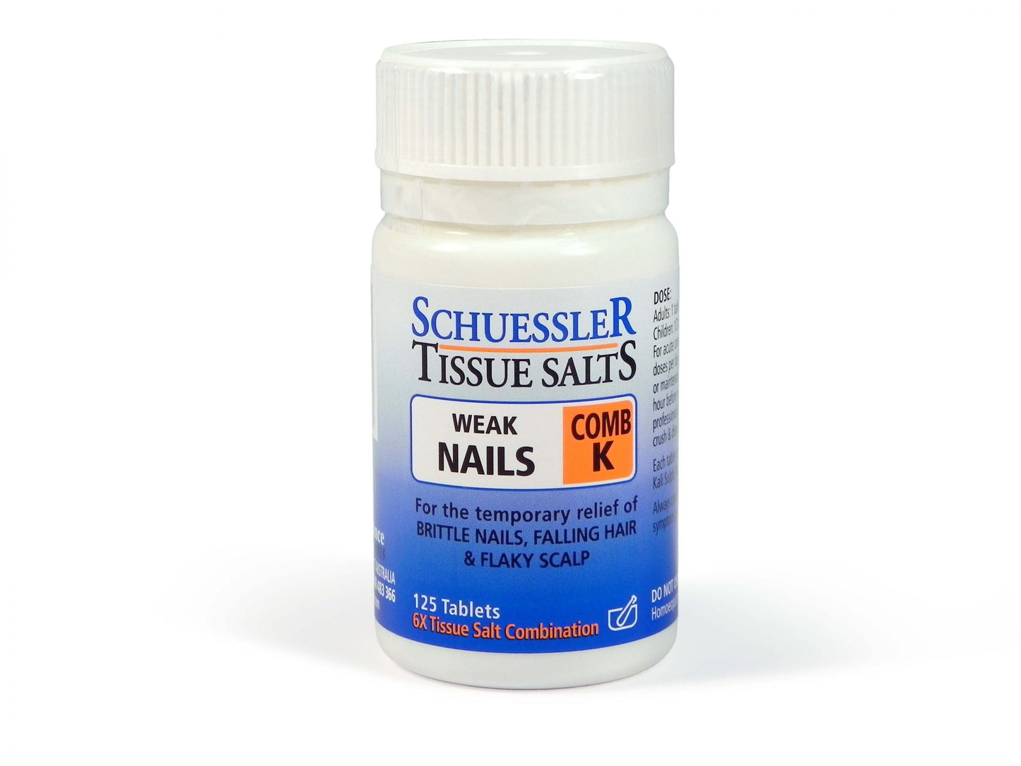 SCHUESSLER Comb K WEAK NAILS 125t