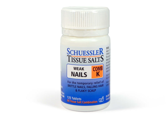SCHUESSLER Comb K WEAK NAILS 125t
