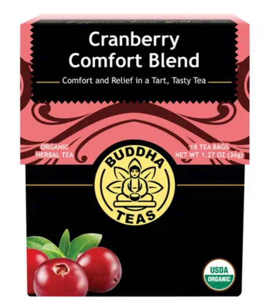 BUDDHA TEA Cranberry Comfort tbags x18