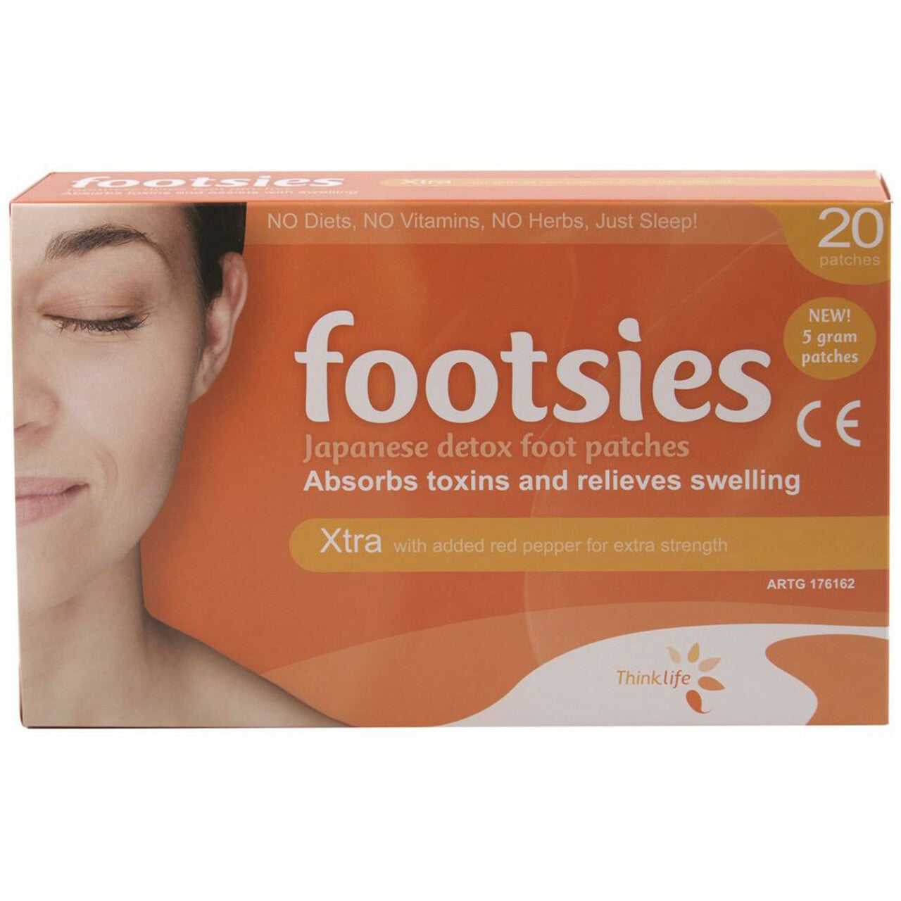 FOOTSIES Xtra Patches x20