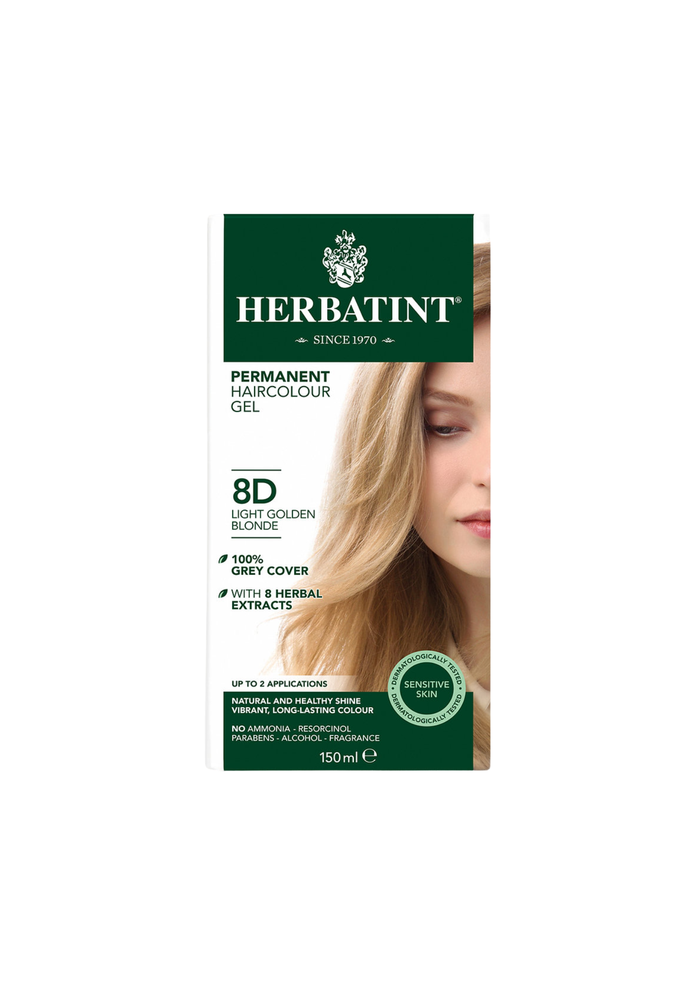 HERBATINT 8D Light Golden Blonde 150ml