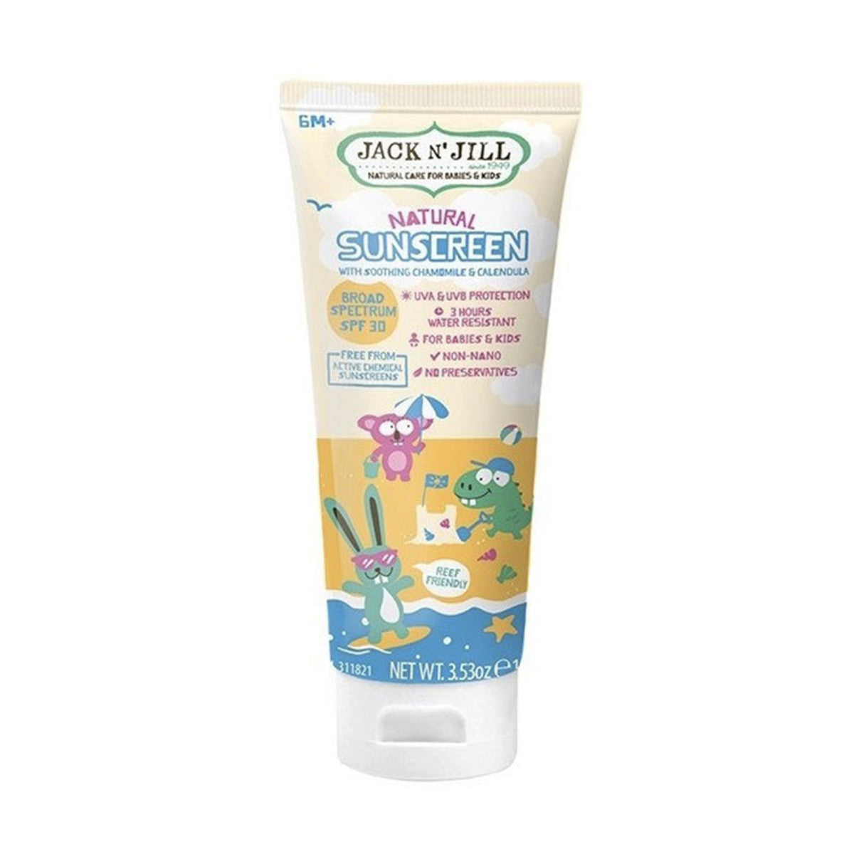 Jack N Jill Natural Sunscreen SPF 30 100g