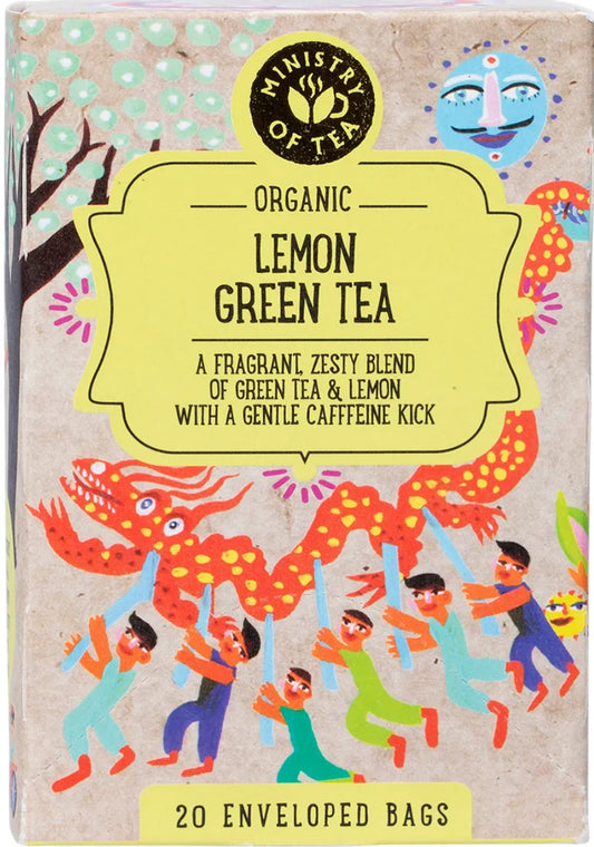 MMINISTRY OF TEA Lemon Green tbags x20