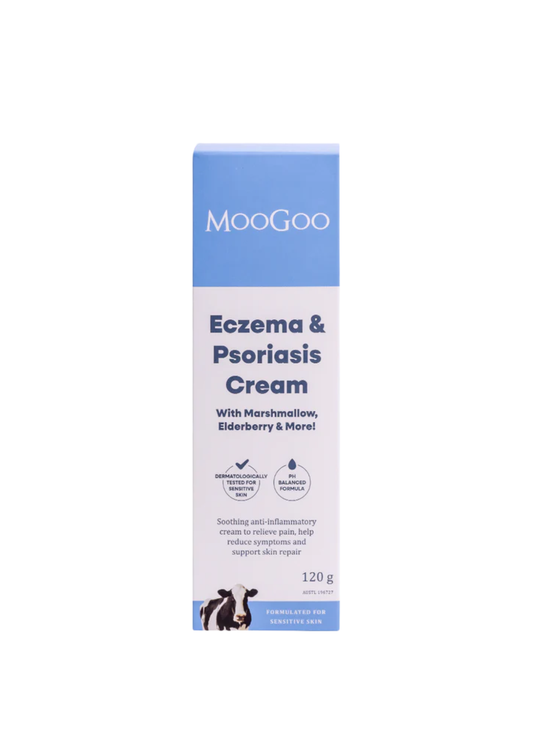 MOOGOO Eczema & Psoriasis Cream With Marshmallow Root 120g