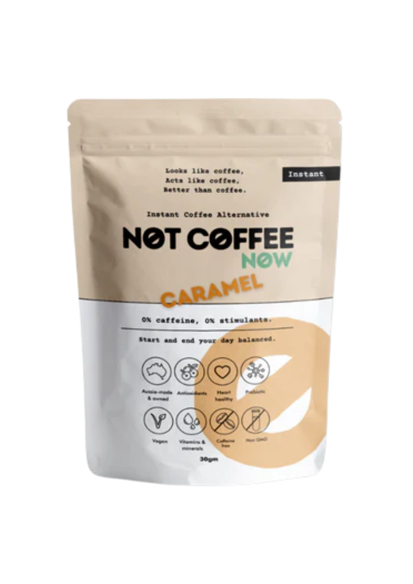 NOT COFFEE Now Caramel Instant 30g