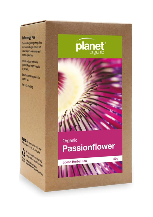 PLANET ORGANIC Herbal Tea Passionflower L/Leaf 50g