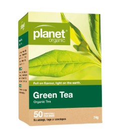 PLANET ORGANIC Green Tea x25 tbags