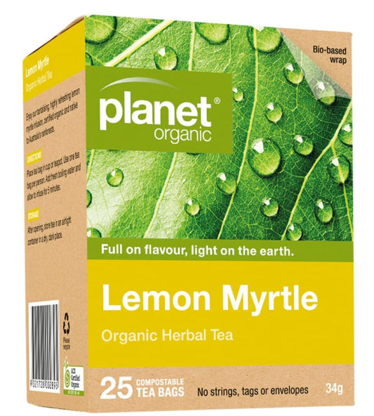 PLANET ORGANIC Lemon Myrtle tbags x25