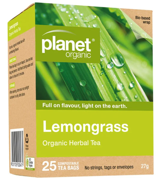 PLANET ORGANIC Lemongrass tbags x25