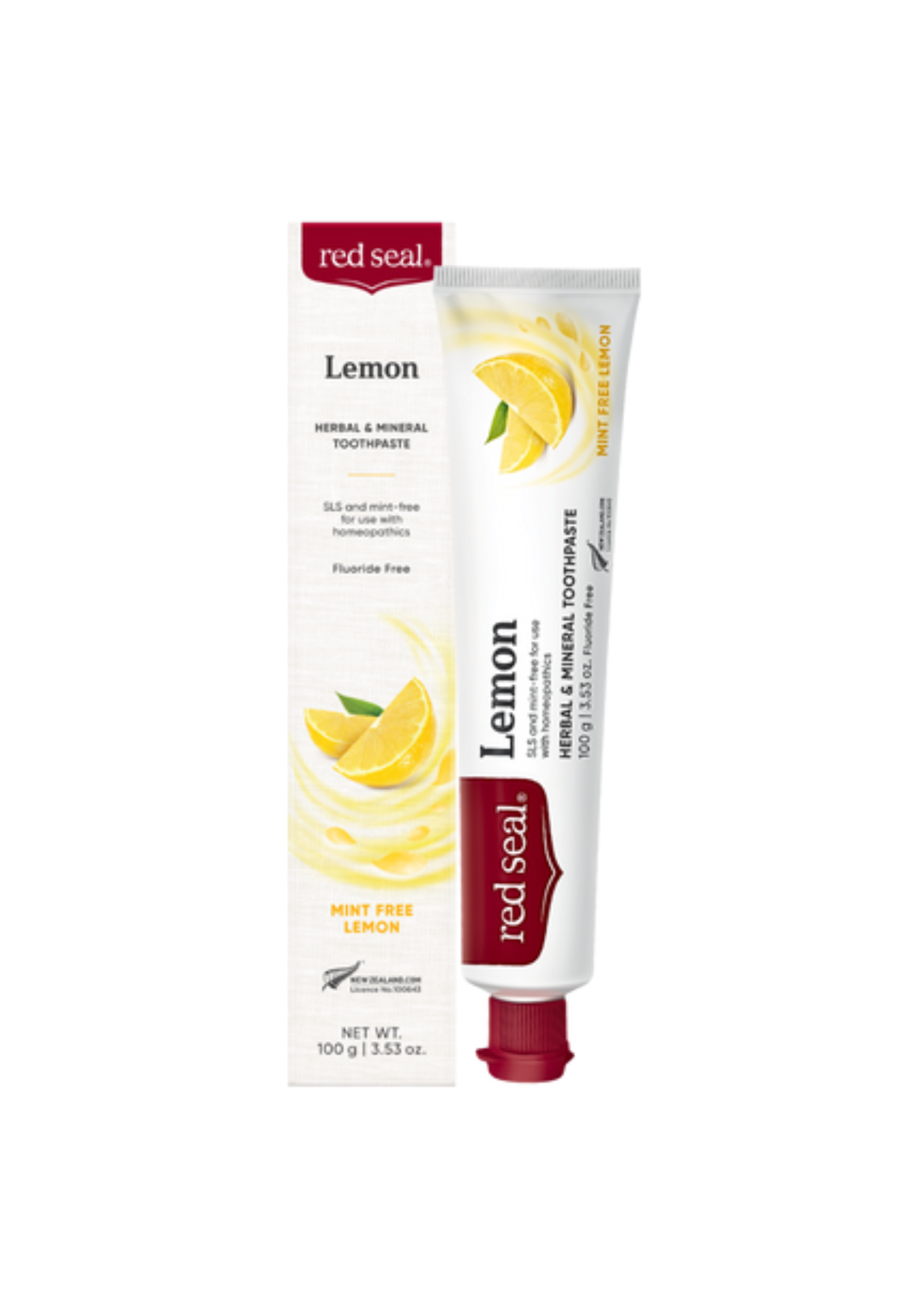 RED SEAL Toothpaste Lemon SLS Free 100g