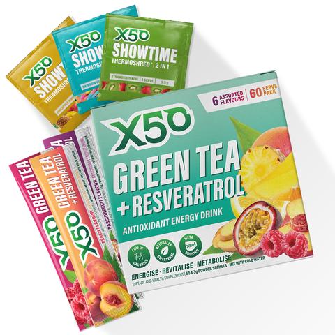 X50 Green Tea Assorted x60
