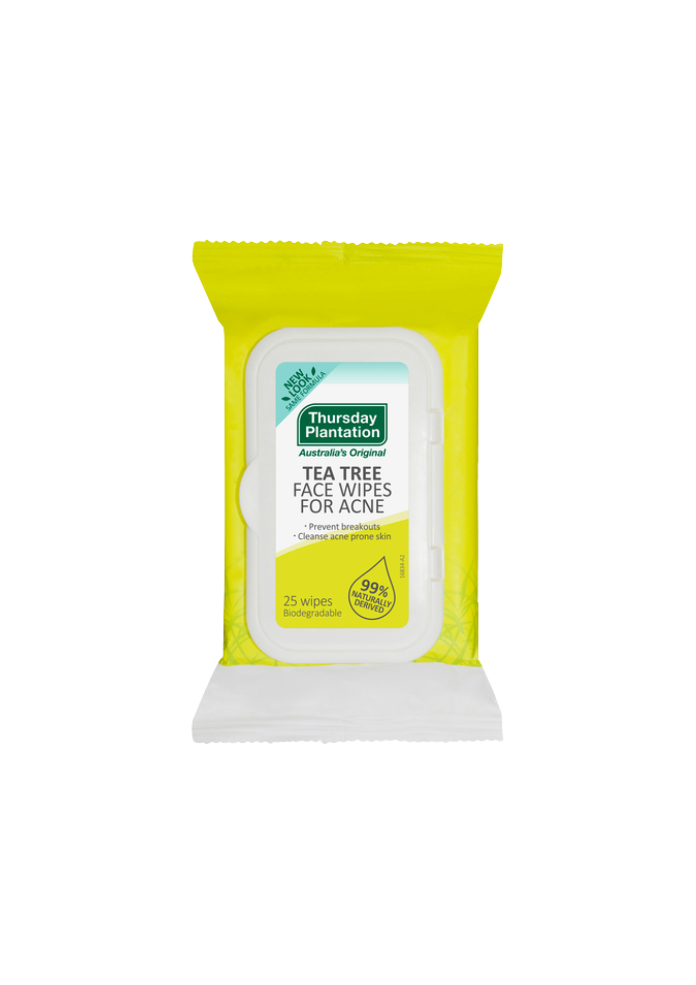 THURSDAY PLANTATION Face Wipes for Acne Wipes (25 wipes)