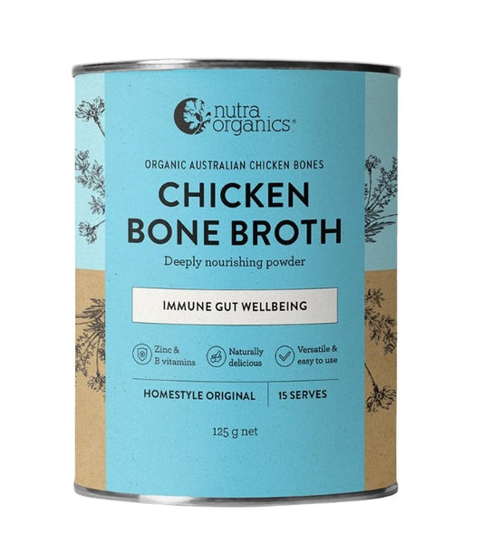 Nutra Organics Chicken Bone Broth Homestyle Original 125g