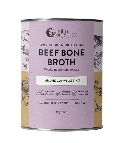 Nutra Organics Beef Bone Broth Adaptogenic Mushroom 125g