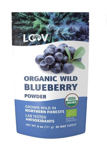 LOOV Wild Blueberry Powder Organic 90g