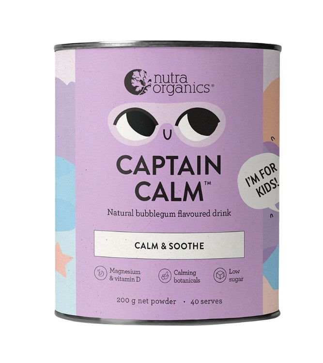 NUTRA ORGANICS Captain Calm Bubblegum 200g