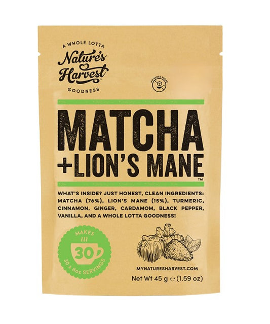 NATURES HARVEST Matcha Lions Mane 45g