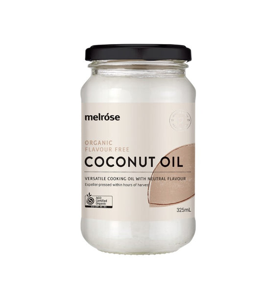 MELROSE Organic Coconut Oil Flavour Free 325ml