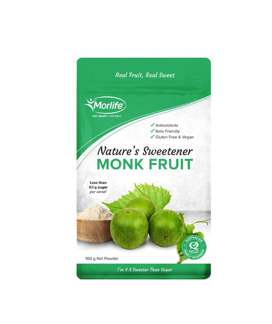MORLIFE Organic Monk Fruit 100g