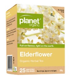 PLANET ORGANIC Elderflower tbags x25