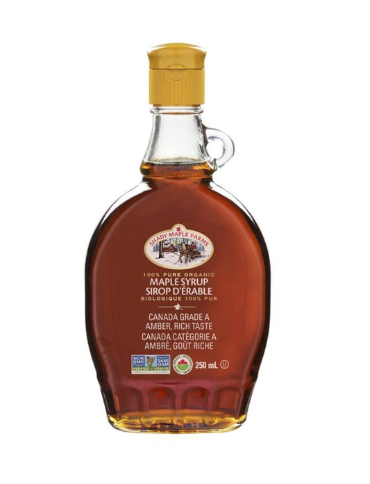 SHADY MAPLE FARMS Organic Maple Syrup 250ml
