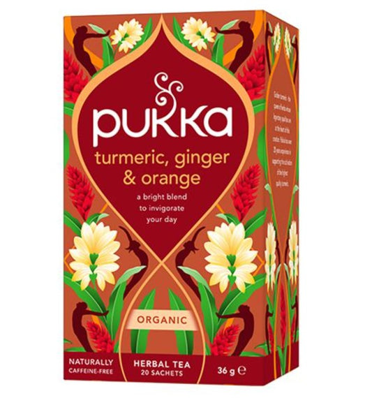 PUKKA Turmeric Ginger & Orange tbag x20