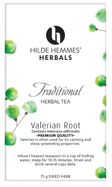 HILDE HEMMES Valerian Root Loose Leaf Tea 75g