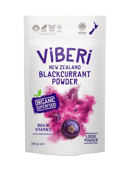 VIBERI Organic Blackcurrant 180g