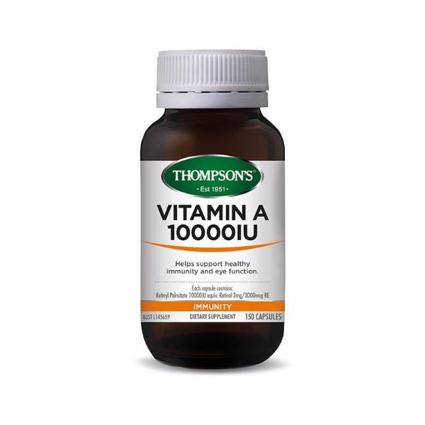 Picture of THOMPSONS Vitamin A 10000IU 150c