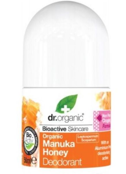 Picture of DR ORGANIC Roll-on Deodorant Organic Manuka Honey - 50ml