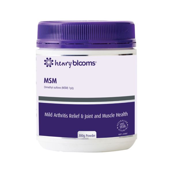 Picture of Henry Blooms MSM Powder - Joints, Muscles & Bones