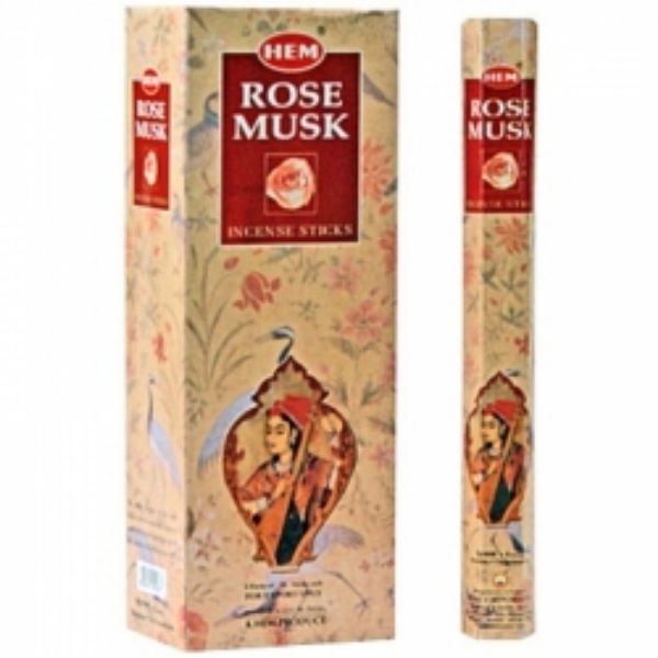 Picture of INCENSE HEM HEX Rose Musk x20