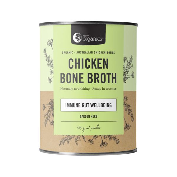 Picture of Bone Broth Chicken Nutra Organics Garden Herb 125g