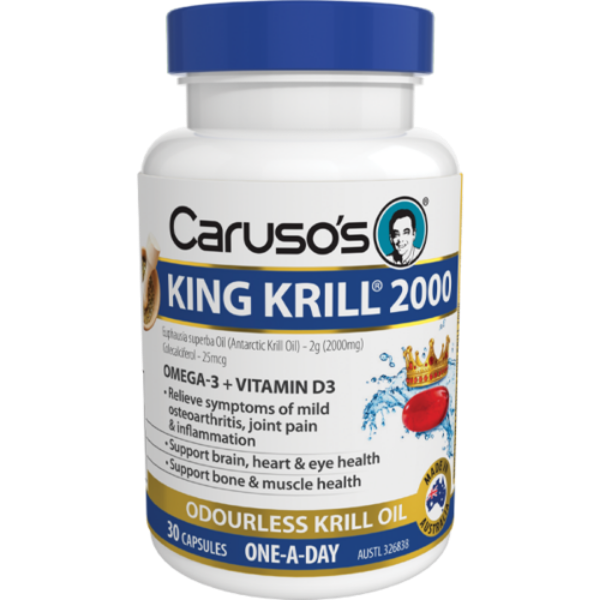 Picture of CNH King Krill 2000mg + Vit D 30c